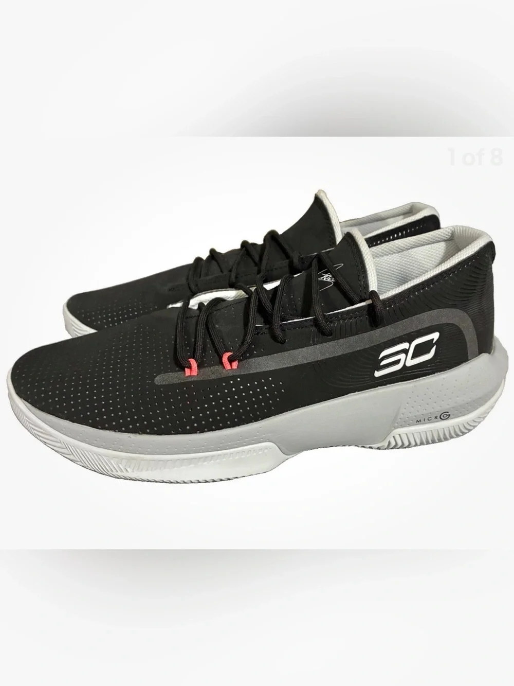 Under Armour Men’s Size 11.5 STEPH CURRY SC3ZERO III Basketball Sneakers